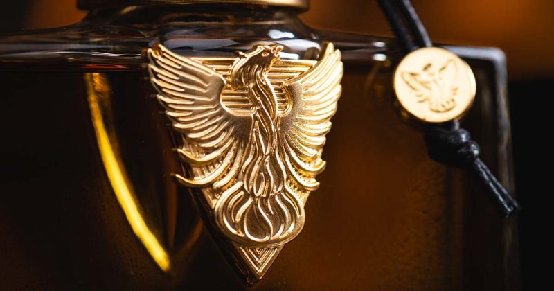 Teeling 40-year-old Single Malt diecast badge and charm