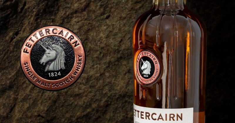 Fettercairn label made by Signet. Premium labels. Flexible aluminium labels. Whiskey labels.